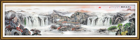 巨幅山水风景画