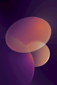 紫色半透明3d玻璃质感流体渐变