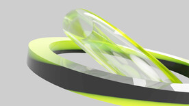 绿色抽象3d造型