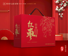 红枣包装 灰枣礼盒