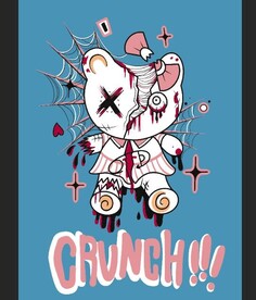 玩偶猫 数码印花