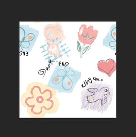 花朵 鸟 数码印花