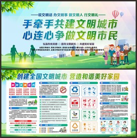 文明城市宣传栏