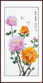 花开富贵牡丹国画