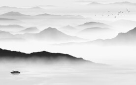 现代 高端中式山水 TiF分层