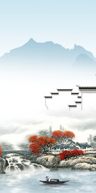 简约 中式新玄关画 TiF分层