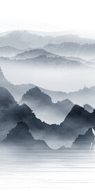 现代 中式新玄关画 TiF分层