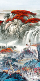 高清 中式现代玄关 TIF分层