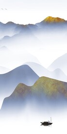 淡雅 中式现代玄关 TIF分层