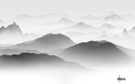 意境 中式高端山水 tif分层