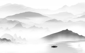 高雅 中式高端山水 tif分层