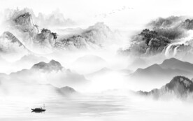 高雅 灰色新品山水 TiF分层