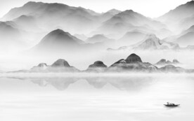 爆款 最新灰色山水 TiF分层