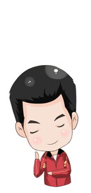 思考的男孩可爱