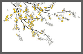 银杏壁纸壁画装饰画