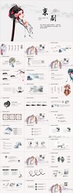水墨中国风京剧文化PPT模板