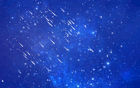 流星雨星空背景