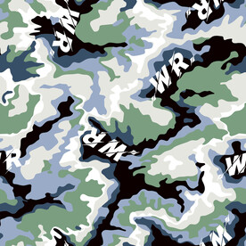 迷彩WR字母