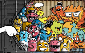 集装箱创意涂鸦