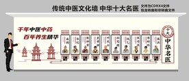 中医文化墙 十大名医