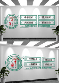 弘扬中医文化古典中医文化墙