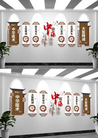 弘扬中医文化墙