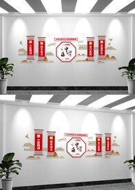 中医养生国粹中医药文化墙