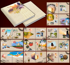 水墨同学会纪念册模板