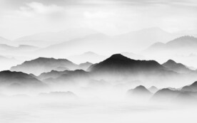 新款 意境灰色山水 TiF分层