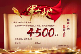 销售军令状 业绩