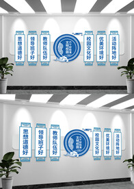 文明校园六个好文化墙