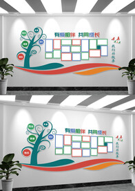 幼儿园照片风采墙