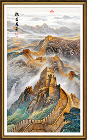 竖幅长城