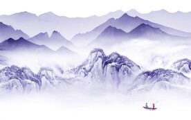 现代 最新客厅山水 tif分层