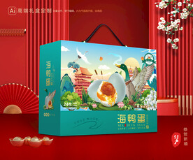 海鸭蛋包装 咸鸭蛋礼盒