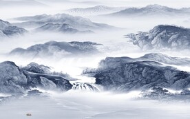 最新 意境高档山水 Tif分层