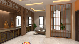 家里佛堂室内设计案例效果图