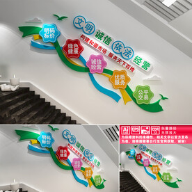 农贸市场文化墙