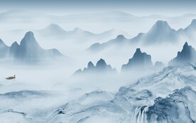 高档 中式新传山水 Tif分层