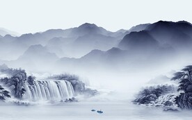 最新 中式新传山水 Tif分层