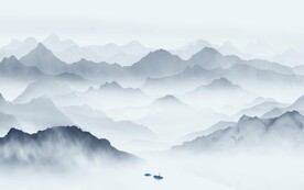 人气 中式新传山水 Tif分层