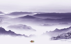 意境 新品客厅山水 Tif分层