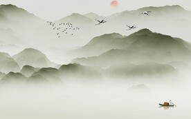 高档 新品大气山水 Tif分层