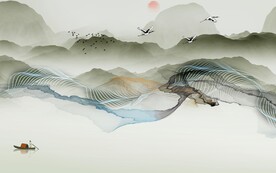 意境 新品大气山水 Tif分层