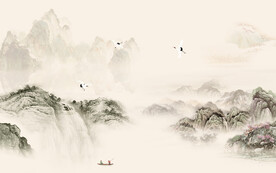 大气 高端中式山水 TIf分层