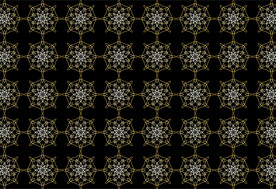 黑色花纹图形设计