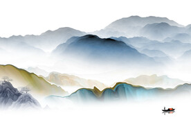 新品 清晰新传山水 Tif分层