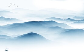 现代 清晰新传山水 Tif分层