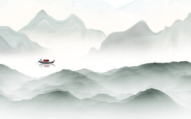 高端 新品轻奢山水 TiF分层