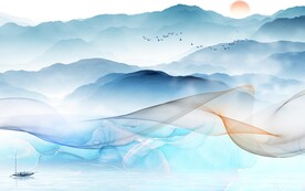 简约 新品轻奢山水 TiF分层